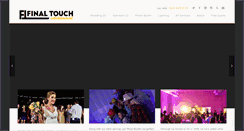 Desktop Screenshot of finaltouchentertainment.com